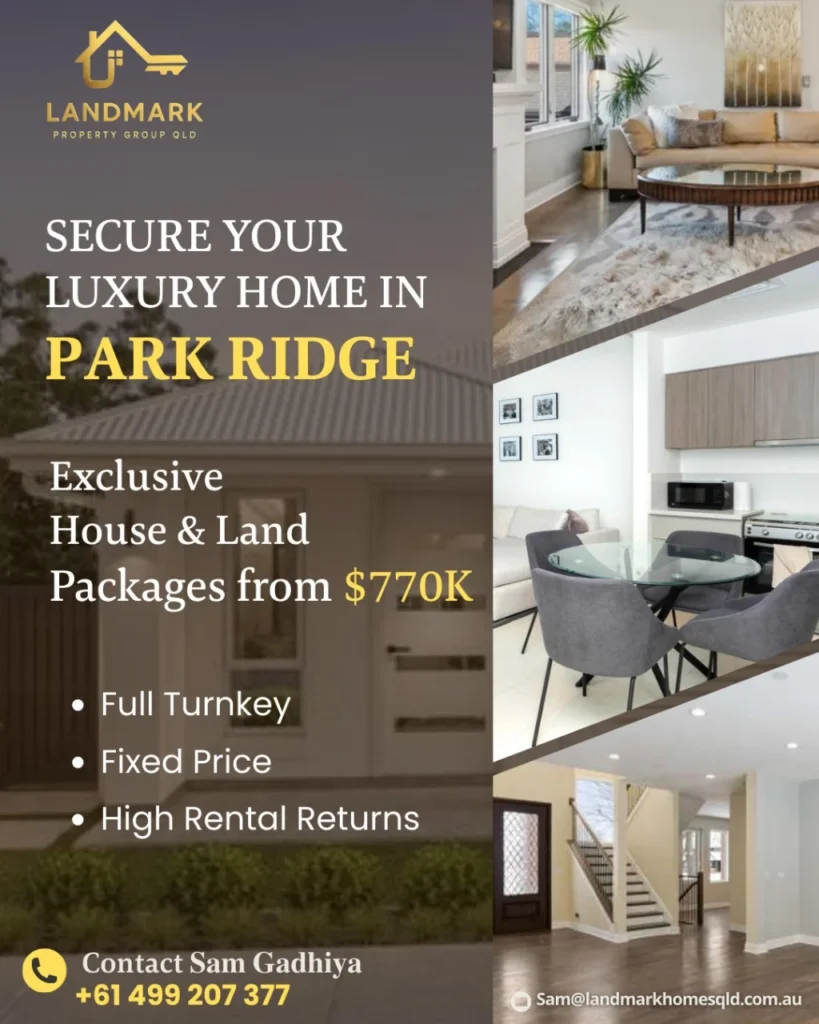 Park Ridge house and land packages Brisbane from $770K